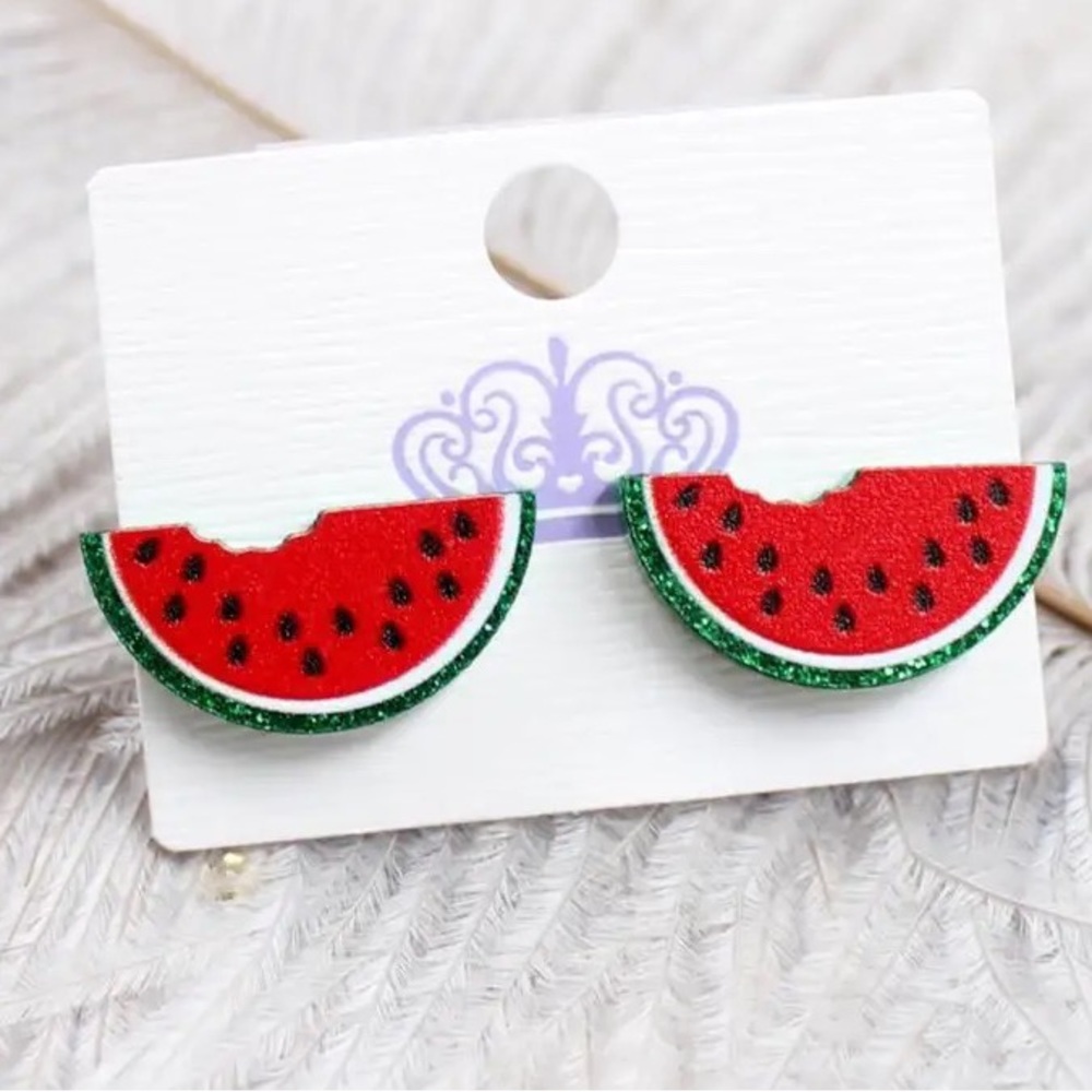 New Cute Watermelon 🍉 Earrings